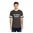 thumbnail image 1 of Mens Football Fine Jersey T-shirts - I'm Mom's Favorite, 1 of 5