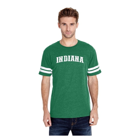 Mens Football Fine Jersey T-shirts - Indiana