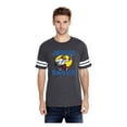 thumbnail image 1 of Mens Football Fine Jersey T-shirts - Jesus Saves Hockey Goalie, 1 of 5