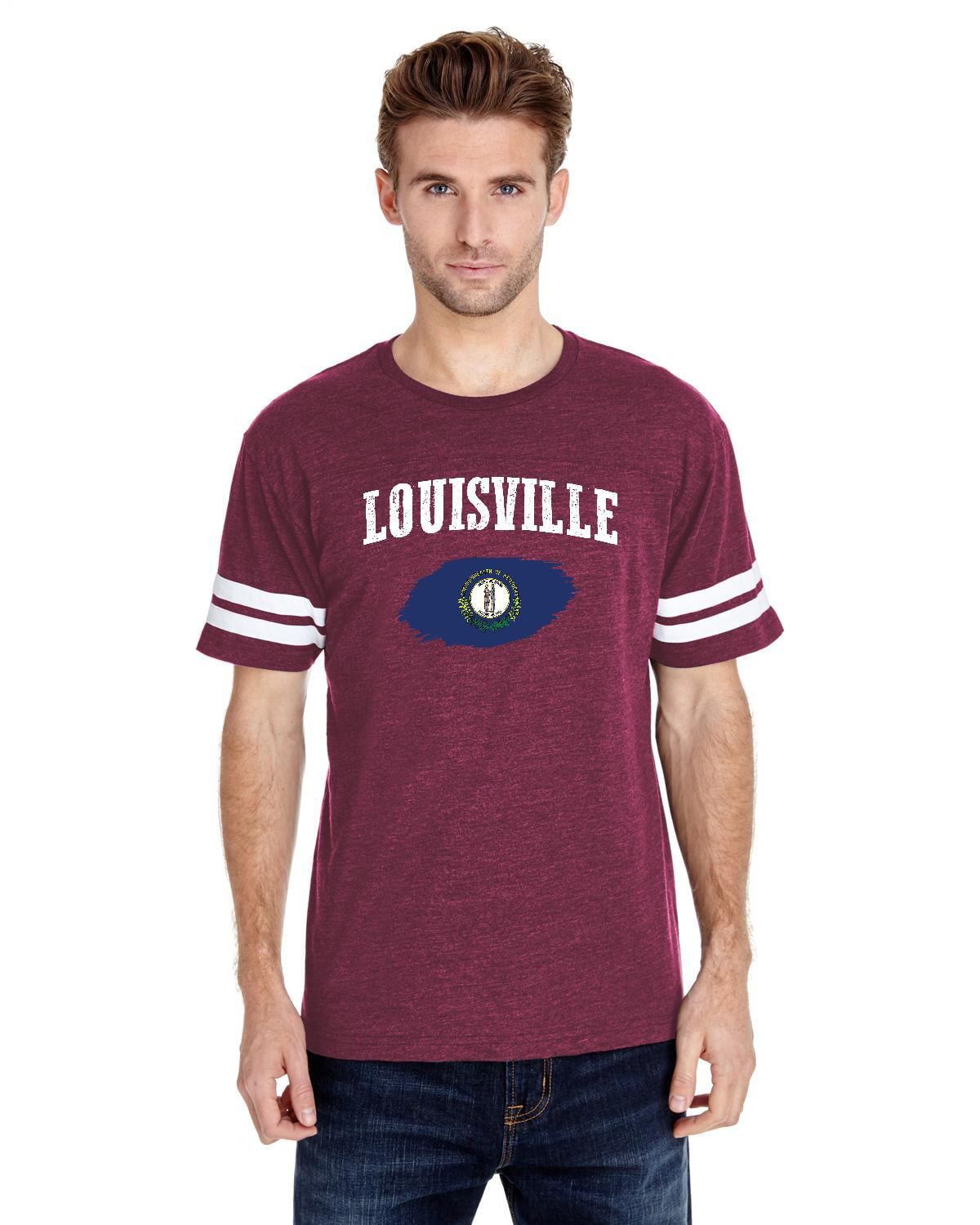 Mom's Favorite Louisville Kentucky Unisex Shirts Jersey, Adult Unisex, Size: 2XL, Red