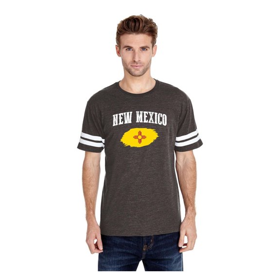 Mens Football Fine Jersey T-shirts - New Mexico