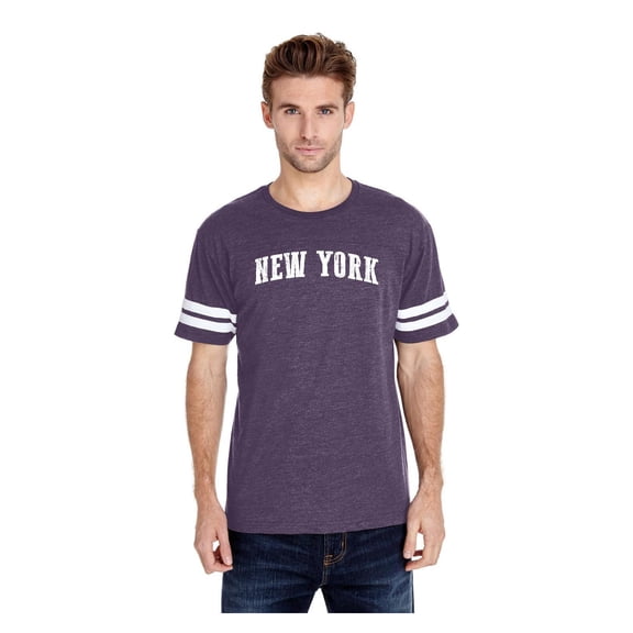 Mens Football Fine Jersey T-shirts - New York City