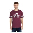 thumbnail image 1 of Mens Football Fine Jersey T-shirts - Papa Bear, 1 of 5