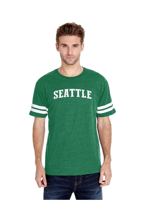 Mens Football Fine Jersey T-shirts - Seattle