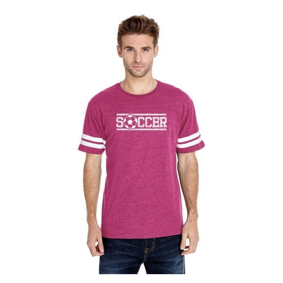 Mens Football Fine Jersey T-shirts - Soccer Balls
