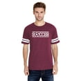 thumbnail image 1 of Mens Football Fine Jersey T-shirts - Soccer With Ball, 1 of 5
