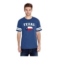 thumbnail image 1 of Mens Football Fine Jersey T-shirts - Texas Flag, 1 of 5
