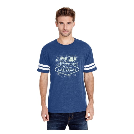 Mens Football Fine Jersey T-shirts - Welcome to Las Vegas Nevada