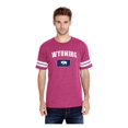 thumbnail image 1 of Mens Football Fine Jersey T-shirts - Wyoming Flag, 1 of 3