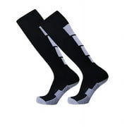 KUNGUGU Mens Football Soccer Socks Over Knee High Long Sock Baseball Hockey Runing Sport