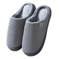 thumbnail image 1 of Mens For Men House Warm Soft Plush Flop Slippers Flip On Shoes Slippers Men's Slipper Mens Slippers Size 13 Wide Width Outdoor Mens Bedroom Slippers Men House Slippers Non Sneaker Slippers, 1 of 5