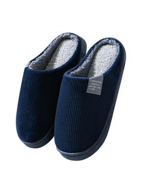 mens wide house slippers