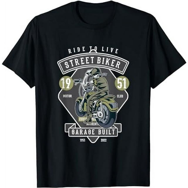 Mens For men and biker with motorcycle for motorcycling T-Shirt ...