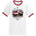 thumbnail image 1 of Mens Ford Bronco Country 100% Cotton Ringer Tee Shirt, 4XL White/Red, 1 of 5