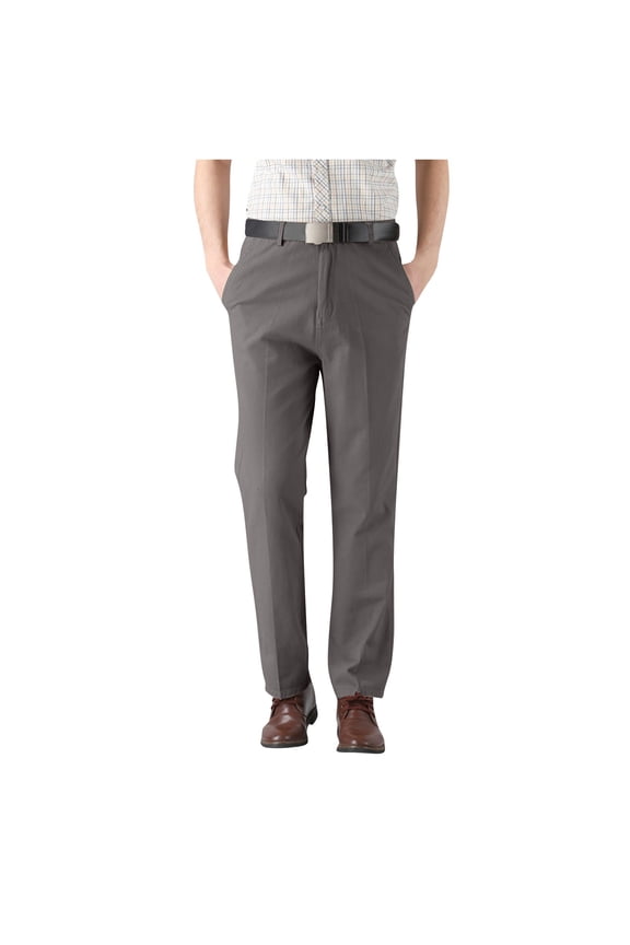 Mens Formal Pants Slim Fit Golf Trousers for Men Casual Business Office Smart Dress Pants Lightweight Comfortable Casual Chinos Trouser Solid Color Straight Leg Bottoms with Pockets