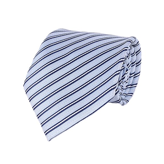 Mens Formal Slim Arrow Designer Blue Tie