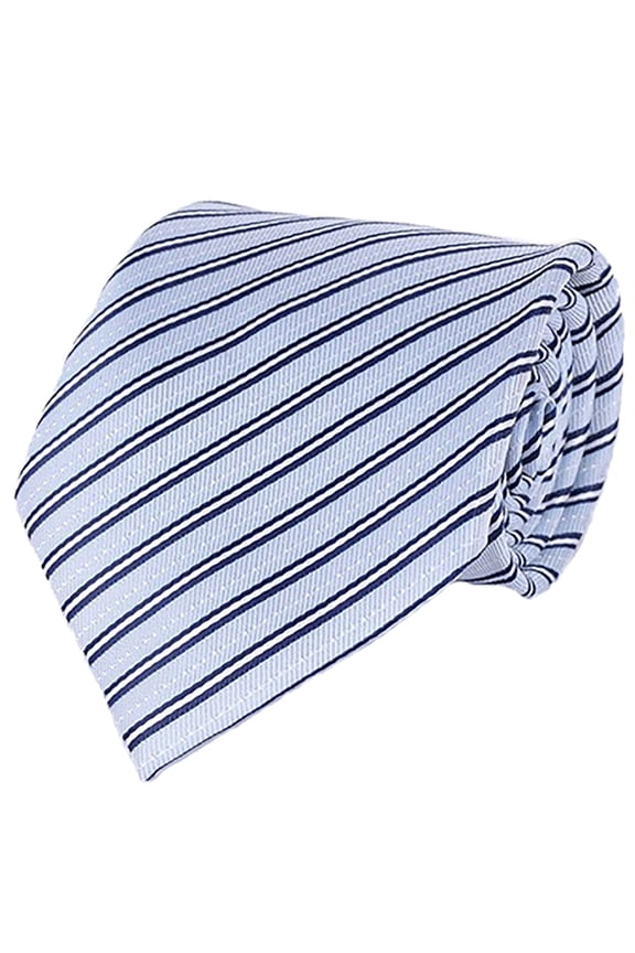Mens Formal Slim Arrow Designer Blue Tie