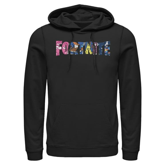Mens Fortnite Classic Logo Character Fill Lightweight Hoodie