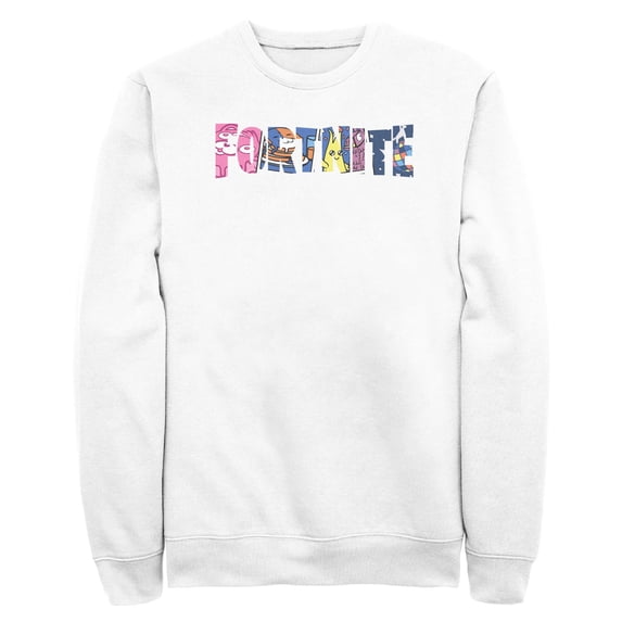 Mens Fortnite Classic Logo Character Fill Sweatshirt