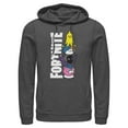 thumbnail image 1 of Mens Fortnite Cute Characters Logo Lightweight Hoodie, 1 of 4