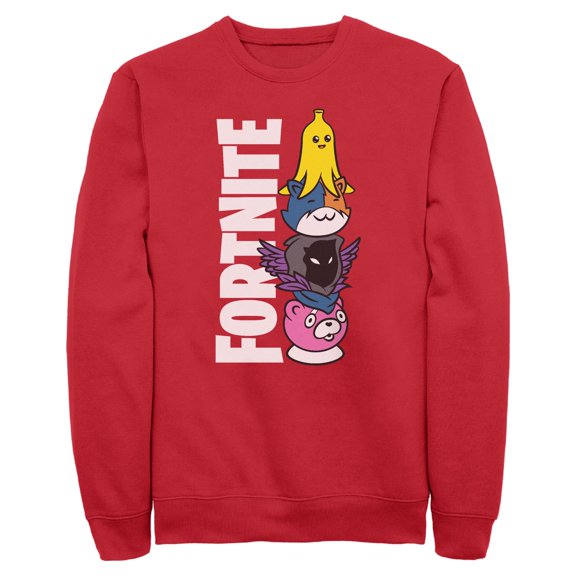 Mens Fortnite Cute Characters Logo Sweatshirt