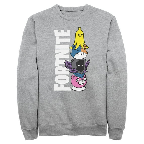 Mens Fortnite Cute Characters Logo Sweatshirt