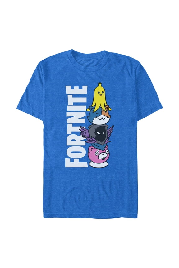 Mens Fortnite Cute Characters Logo T Shirt