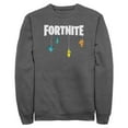 thumbnail image 1 of Mens Fortnite Fishing Lure White Logo Sweatshirt, 1 of 4