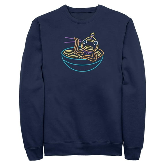 Mens Fortnite Neon Fishstick Ramen Sweatshirt