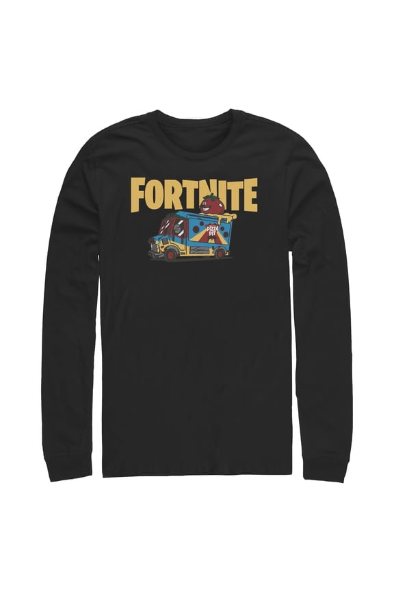 Mens Fortnite Uncle Pete's Pizza Pit Long Sleeve Shirt