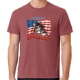 thumbnail image 1 of Mens Freedom Rocks Patriotic Kitten Cotton Tee Shirt, 4XL Red Rock, 1 of 3