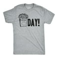thumbnail image 1 of Mens Fry Day Friday T shirt Funny Fast Food French Fry Weekend TGIF Tee Graphic Tees, 1 of 8
