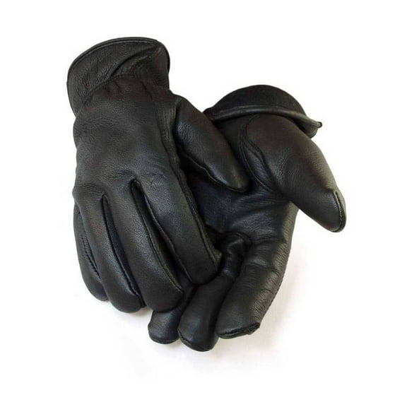 Mens Full Grain Black Deerskin Lined with 40 gram 3M Thinsulate 013B