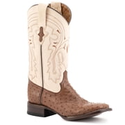 Mens Full Quill Ostrich Kango Pearl BootsOstrich Kango Pearl Boots