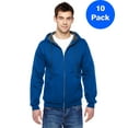 thumbnail image 1 of Mens Full-Zip Hooded Sweatshirt SF73R (10 PACK), 1 of 3