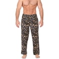 thumbnail image 1 of Mens Fun Pants Lounge Pajama Pants Boxers Adult Sleepwear, Army Icons, Size: Large, 1 of 2