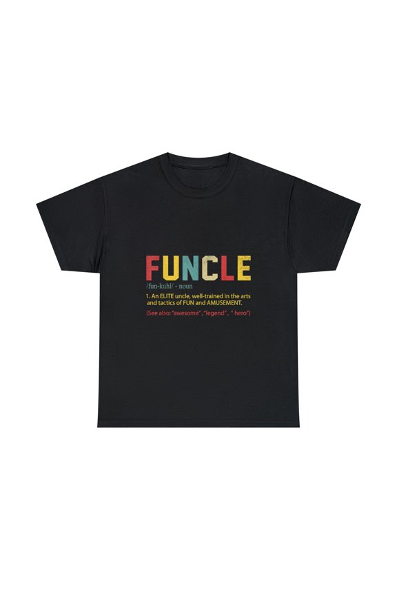 Mens Funcle Definition Funny Gift for Uncle Present Vintage T-Shirt