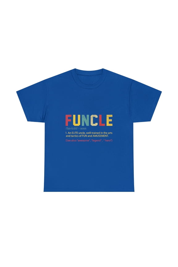Mens Funcle Definition Funny Gift for Uncle Present Vintage T-Shirt