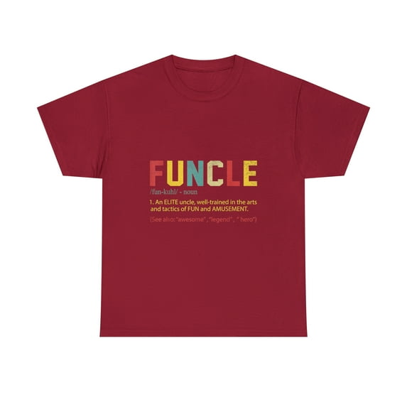 Mens Funcle Definition Funny Gift for Uncle Present Vintage T-Shirt