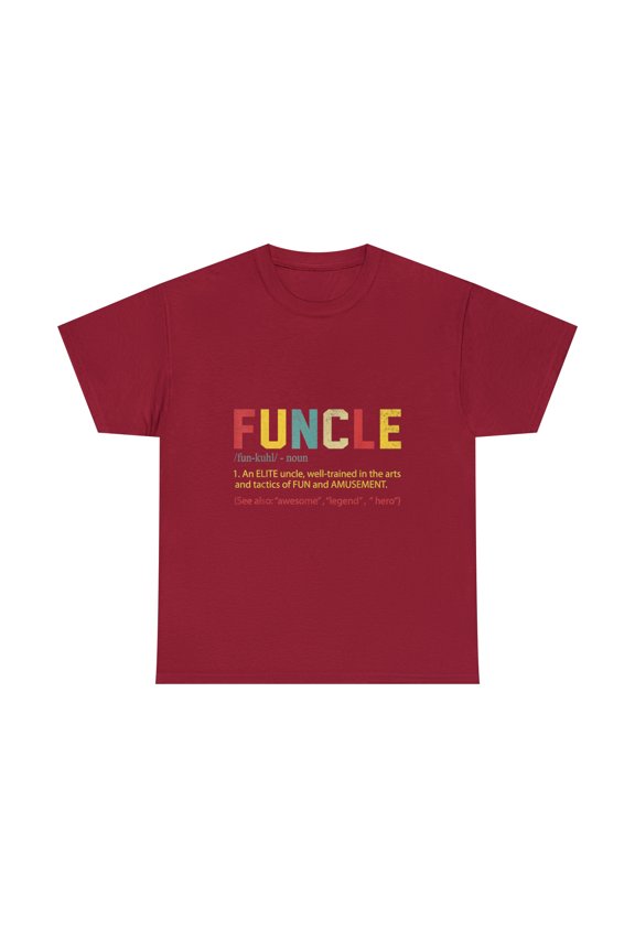 Mens Funcle Definition Funny Gift for Uncle Present Vintage T-Shirt