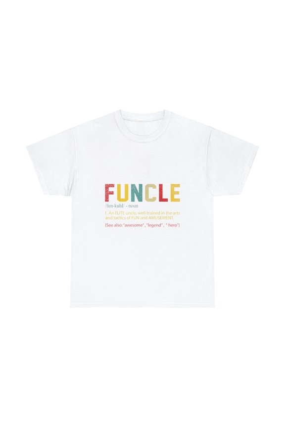 Mens Funcle Definition Funny Gift for Uncle Present Vintage T-Shirt