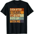 thumbnail image 1 of Mens Funny 2 Years Marriage Wedding Anniversary for Him T-Shirt, 1 of 7
