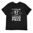 thumbnail image 1 of Mens Funny 57 Years Old Joke Shirt 57Th Birthday Gag Gift Idea Black 2X-Large, 1 of 5