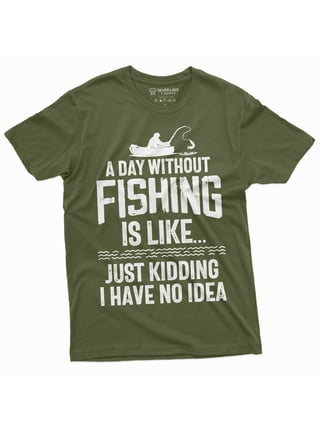 Funny Fishing Shirt Fish Graphic Men Shirts Legend Fishing Lovers Short  Sleeve Tops Casual Summer Tee Black X-Large 