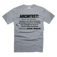 thumbnail image 1 of Mens Funny Architect T-shirt Architect Definition Tee Shirt Architecture Shirts Architect Gift Ideas (Medium Grey), 1 of 6