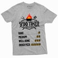 thumbnail image 1 of Mens Funny Bbq Timer T-Shirt | Party Beer Drinking Outdoor Humor Tee Shirt (XX-Large Grey), 1 of 6