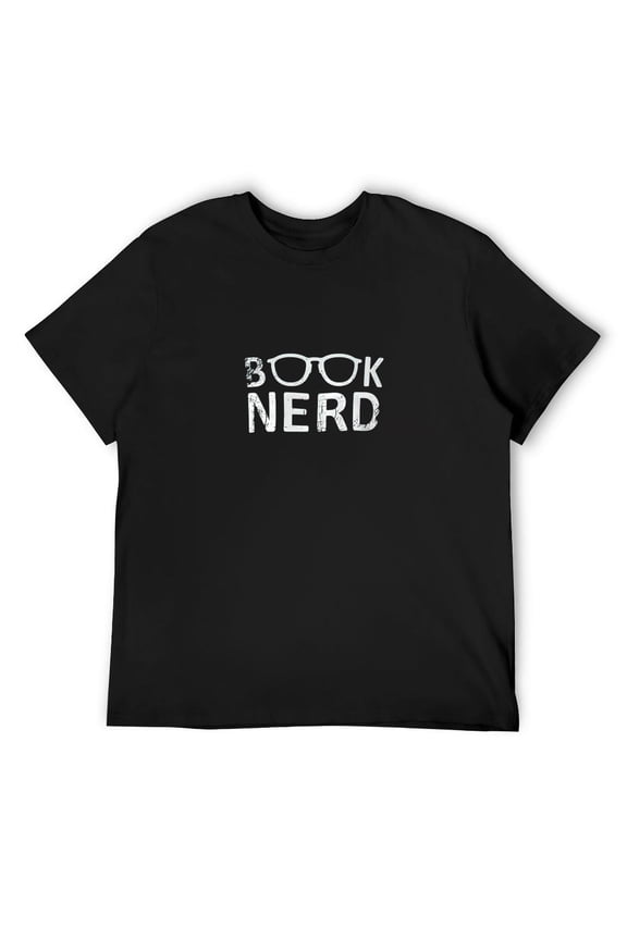 Mens Funny Book Nerd T-Shirt Reading gift for Librarians T-Shirt Black