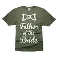 thumbnail image 1 of Mens Funny Bride Father T-shirt Father Of The Bride Shirt Bachelor Party Shirt Wedding Father Shirts (Large Military Green), 1 of 6