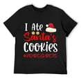 thumbnail image 1 of Mens Funny Christmas Clothing Boys Girls Kids Gift Holiday Xmas T-Shirt Black, 1 of 5