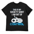 thumbnail image 1 of Mens Funny Console Gamer Quote - Video Games Controller T-Shirt Black, 1 of 5